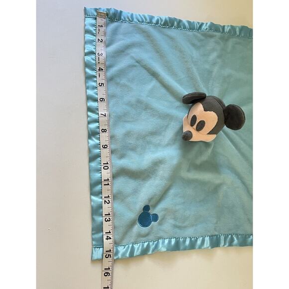 Disney Mickey Mouse Lovey Baby Blue Security Blanket - Picture 5 of 8